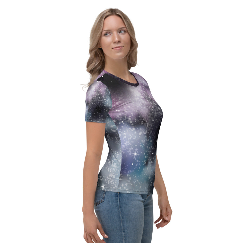 Adult Women's Galaxy AOP T-shirt